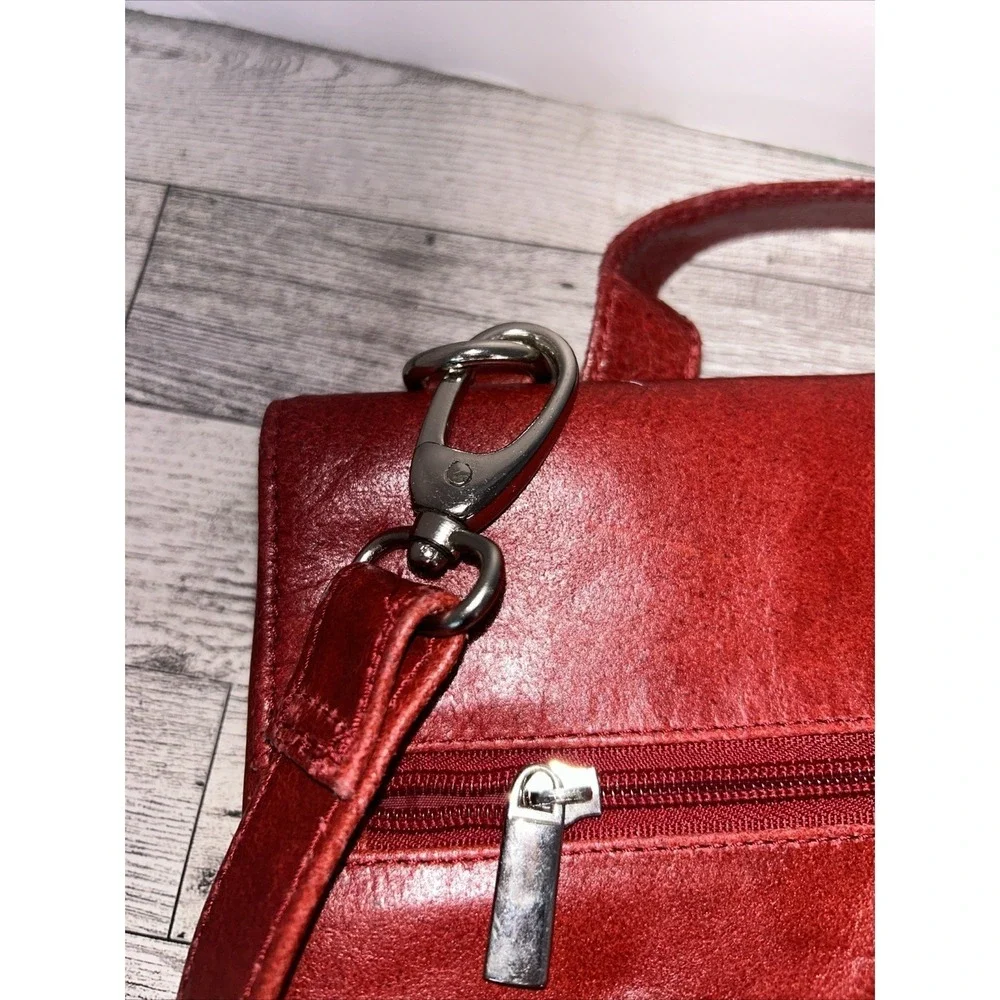 Wilson's Leather Structured Wine Red Executive Tote Bag | Genuine Leather Should